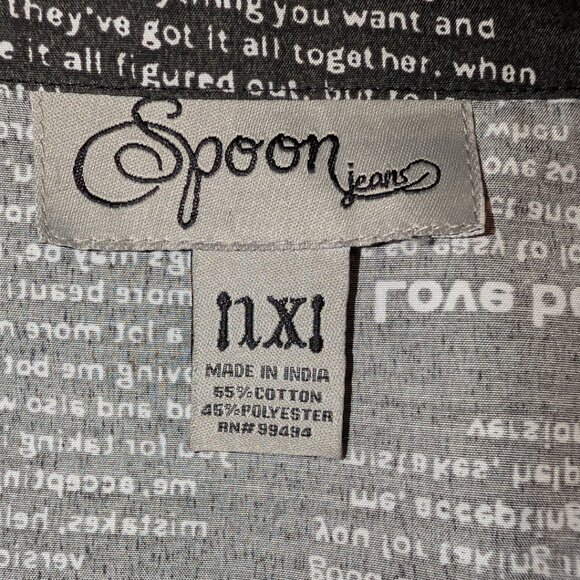 Poem"Love Beyond Words" Shirt Jacket - Picture 3 of 6